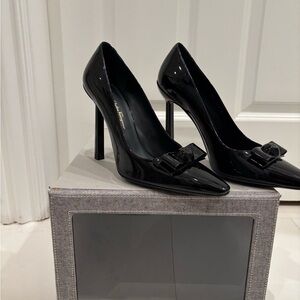 Salvatore Ferragamo Black Lace Up Boots